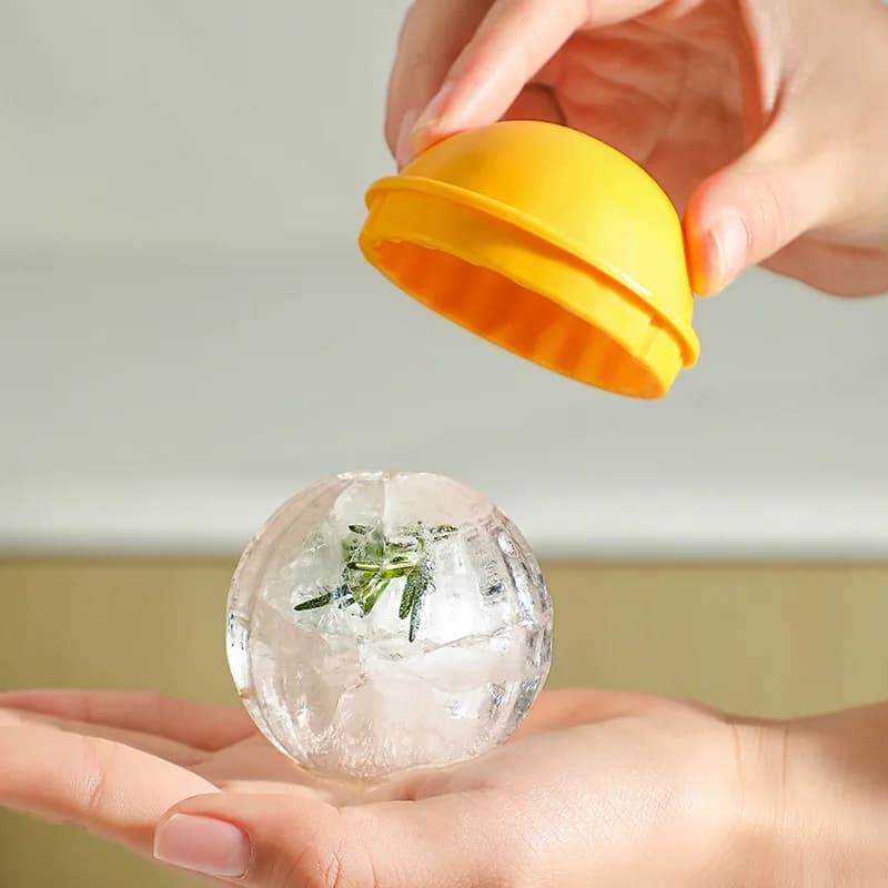 Stampo per cubetti di ghiaccio in silicone Secchio ghiacciato rotondo Frigorifero fai-da-te fatto in casa estivo Creatore di ghiaccioli per cubetti di ghiaccio creativi Strumenti per bicchieri