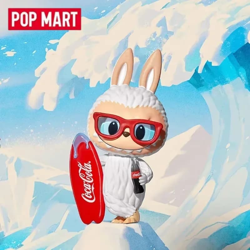 POP MART LABUBU THE MONSTERS Coca-Cola Serie Scatola cieca autentica Scatola misteriosa Indovina borsa Giocattoli Bambola Cute Anime Figure Desktop