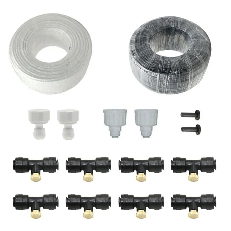 3/16" Male Thread Brass Misting Nozzle Low Pressure Atomization System Sprayer Cooling Nozzle Connector Plug Filter Hose 6.3mm