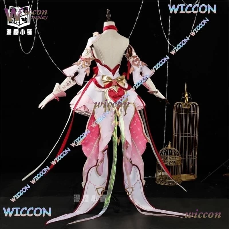 6'h\b/5;e,8\v,5/Game For Honkai Impact 3 Cosplay Love Messenger Elysia Sexy Dress Halloween Costume Womd;5'b\7/m'