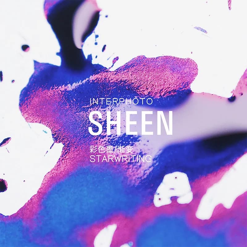 6 Colors 5/30/55ml Sheen Fountain Pen Ink Gradient Color Changing Ink for Dip Pen Calligraphy Stationery School Office Supplies