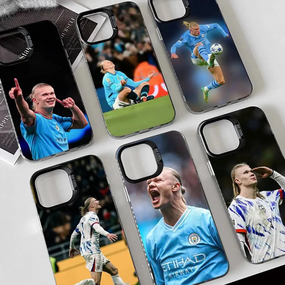 H-Haaland Phone Case for IPhone 17 Max 16 Pro Mobile Shell 14 13 15 Soft Shell
