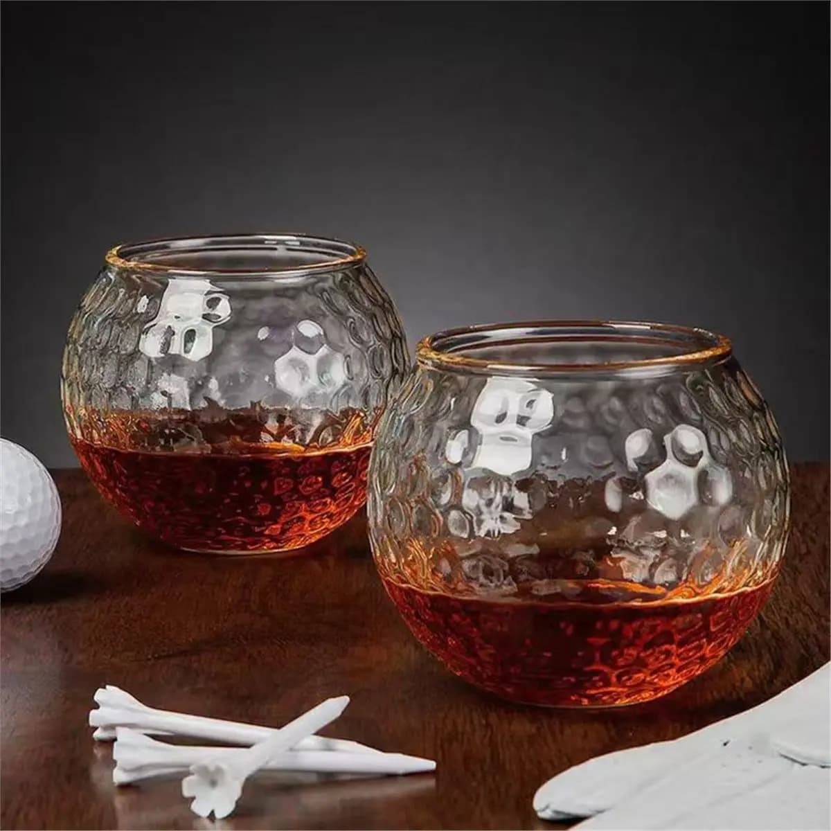 M10K Golf Ball Whiskey Mug, Outdoor Barbecue Glass, Nordic-Style Tableware, Birthday and Holiday Gift.