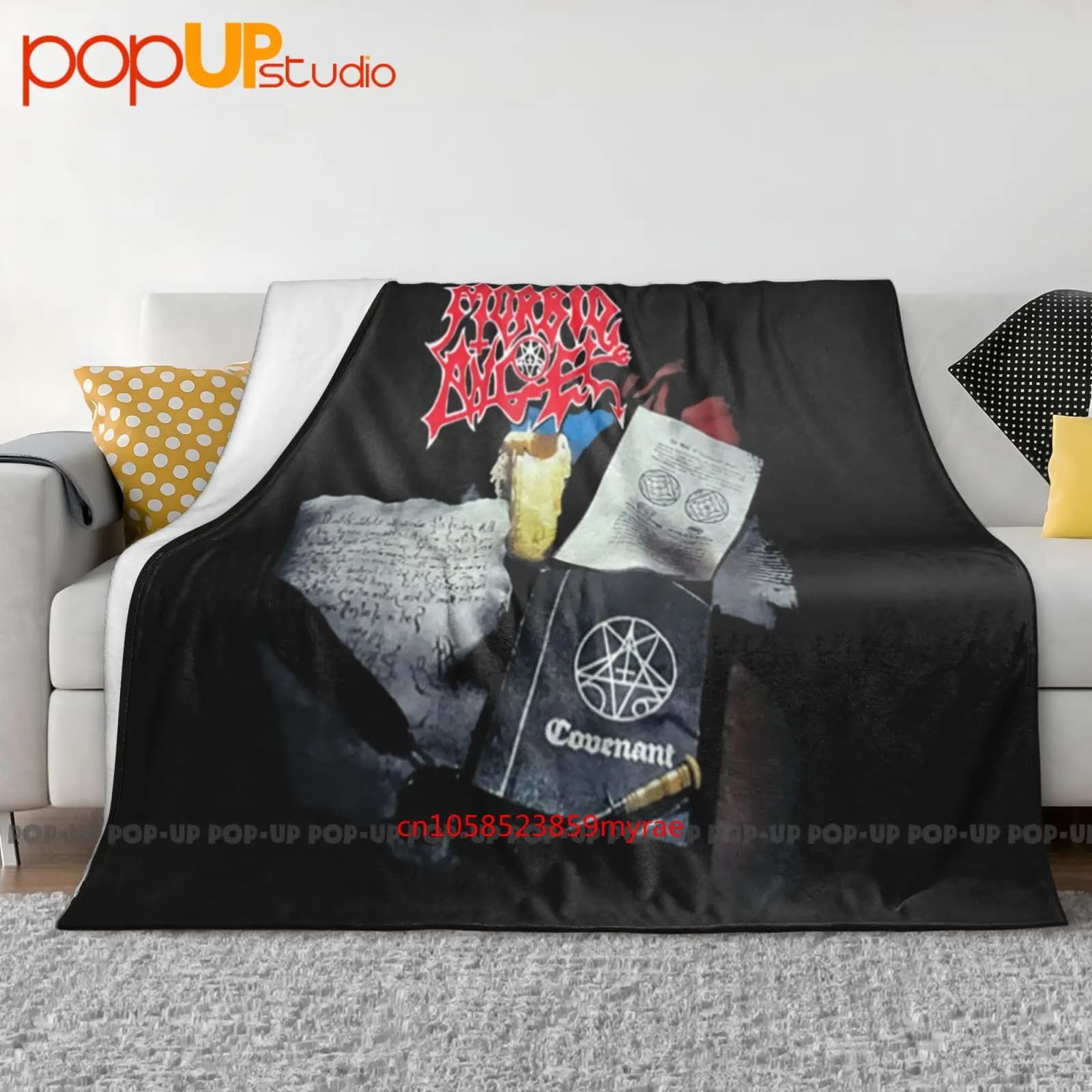 Morbid Angel Covenant Gods Of Death Metal Coperta ultra morbida Trapunta Copridivano invernale Copridivano
