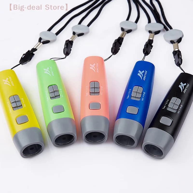 【M】Electric Whistle 3 Sound Effects Adjustable Whistle Handheld Whistle With Cord For Football Basketball Volleyball Hockey 1PC