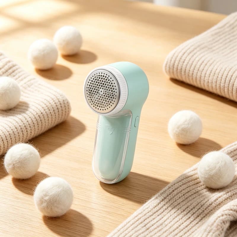 Levapelucchi Elettrico Portatile Professionale per Tessuti e Vestiti, con Lama per Rimozione Pelucchi e Bucce