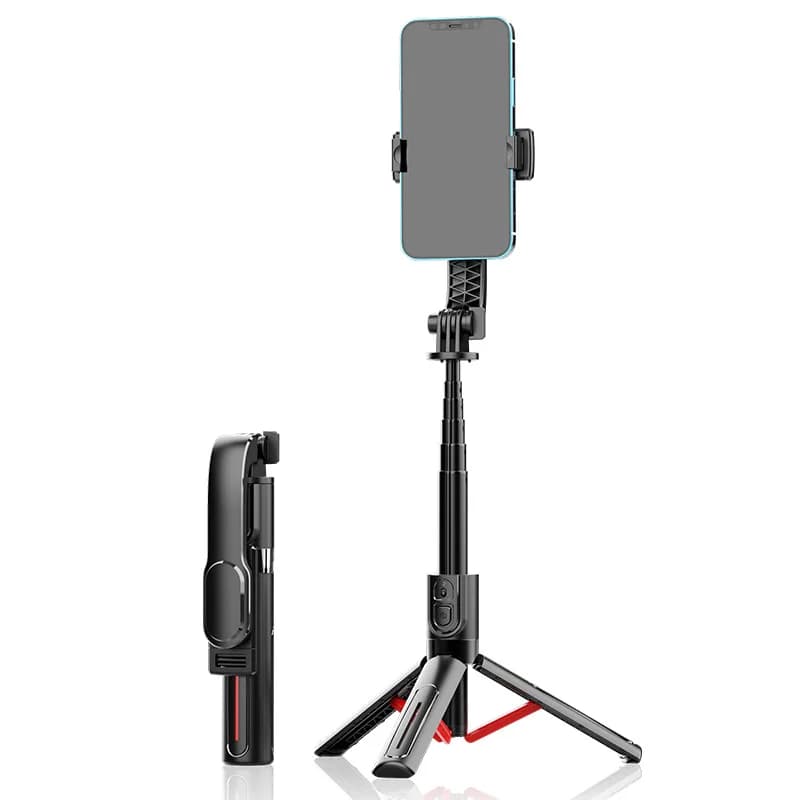 720 ° Supporto per treppiede pieghevole per selfie stick portatile con rotazione Supporto per telefono pieghevole Telecomando Bluetooth per supporto portatile per smartphone iPhone