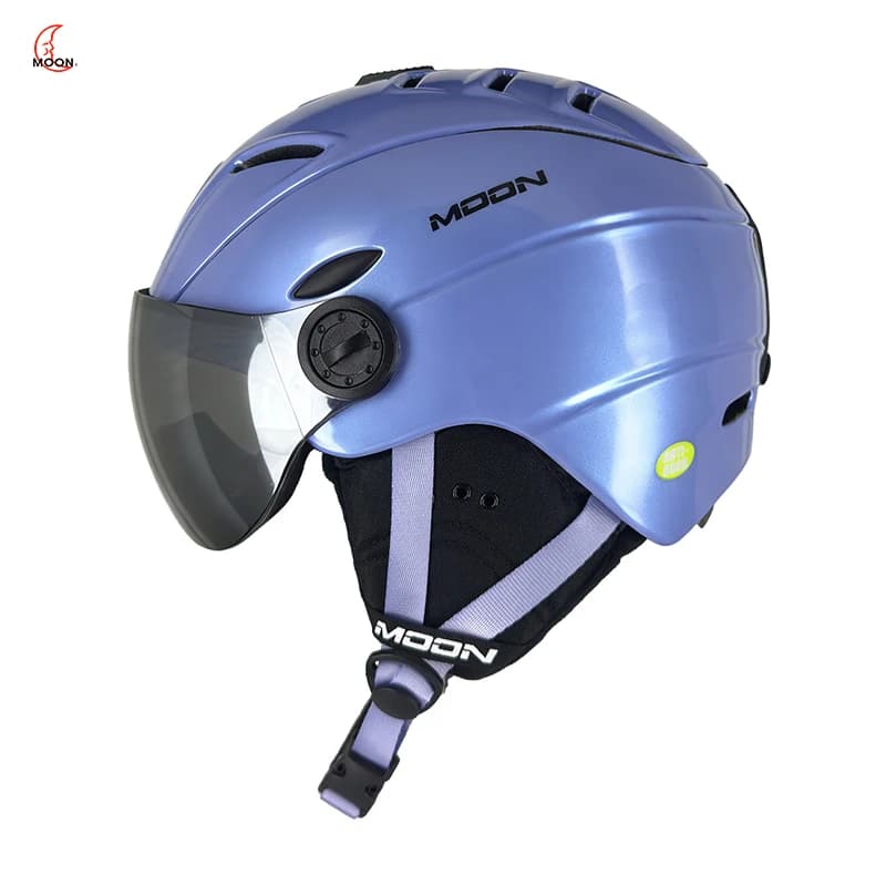 Occhiali da Neve Professionali con Casco Integrato, Leggeri e Traspiranti, Unisex, per Sci e Snowboard, Attrezzatura di Sicurezza