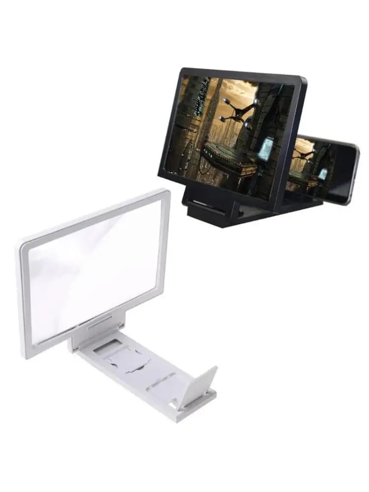 Support for phone with enlarged screen, 3D amplifier for screen, video magnifier for smartphone