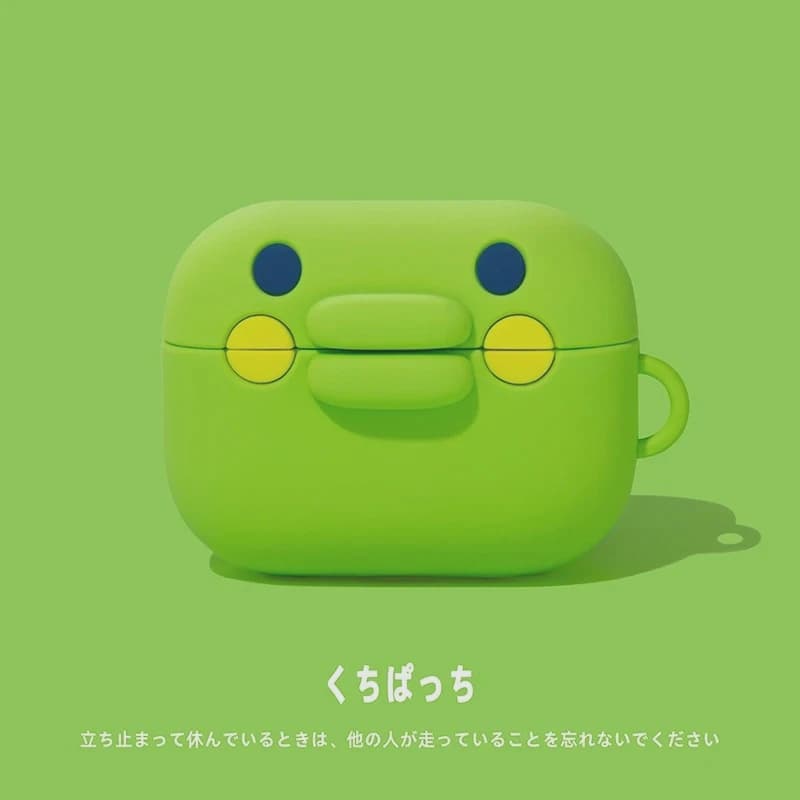 Custodia Kawai Cartoon per Apple AirPods 4 Custodia per auricolari per Airpods Pro2 Pro 3 2 1 Custodia protettiva con portachiavi Morbido silicone