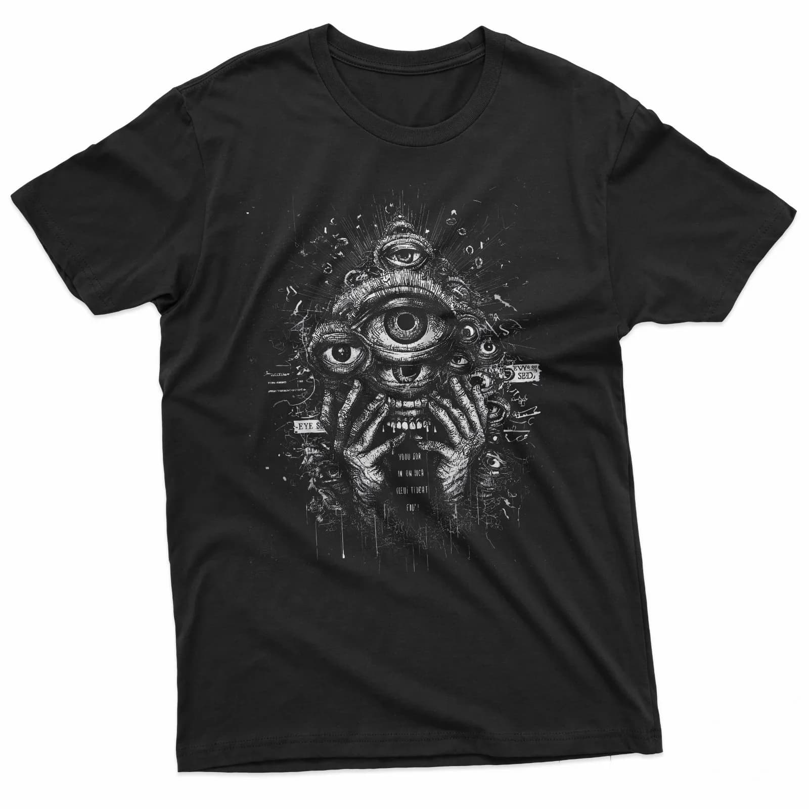 T-shirt Trippy Eye Art, design psichedelico surreale per l'espressione creativa