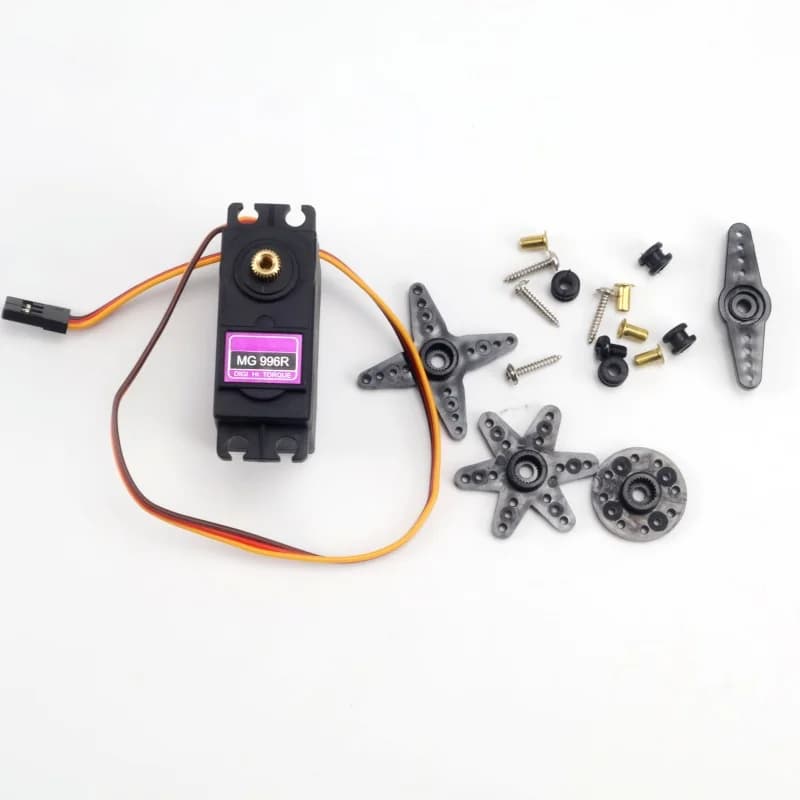 Servomotore 1/3rd MG996R JR 180 MG996 Coppia ad alta velocità Ingranaggio metallico per elicottero per auto telecomandato, robot Arduino
