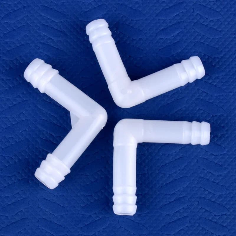 5~500 pcs 8mm 10mm PE Rubber Connector Aquarius Tank Air Pump Tube Common Irrigation Garden Water Pipe Connector