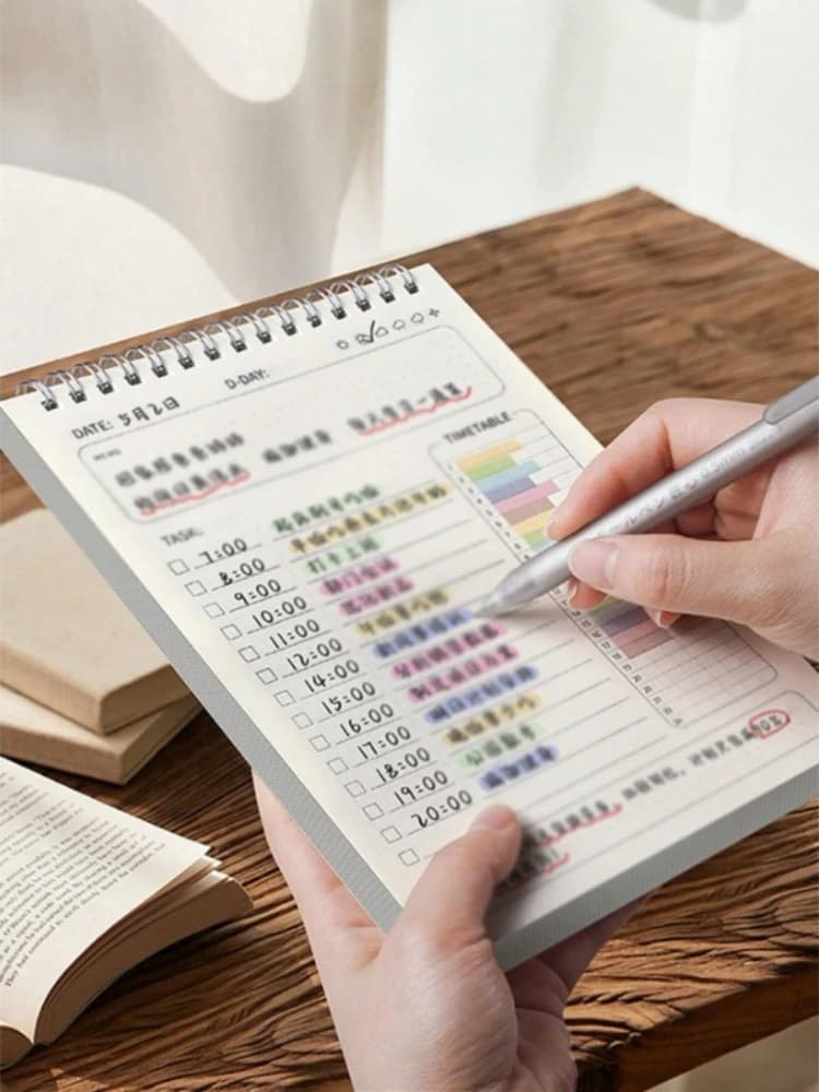Agenda Planner da 160 Pagine, Taccuino Romantico per Appuntamenti, Diario per San Valentino, Studio, Matrimonio, Scuola, Calendario Giornaliero, Organizer, Regalo