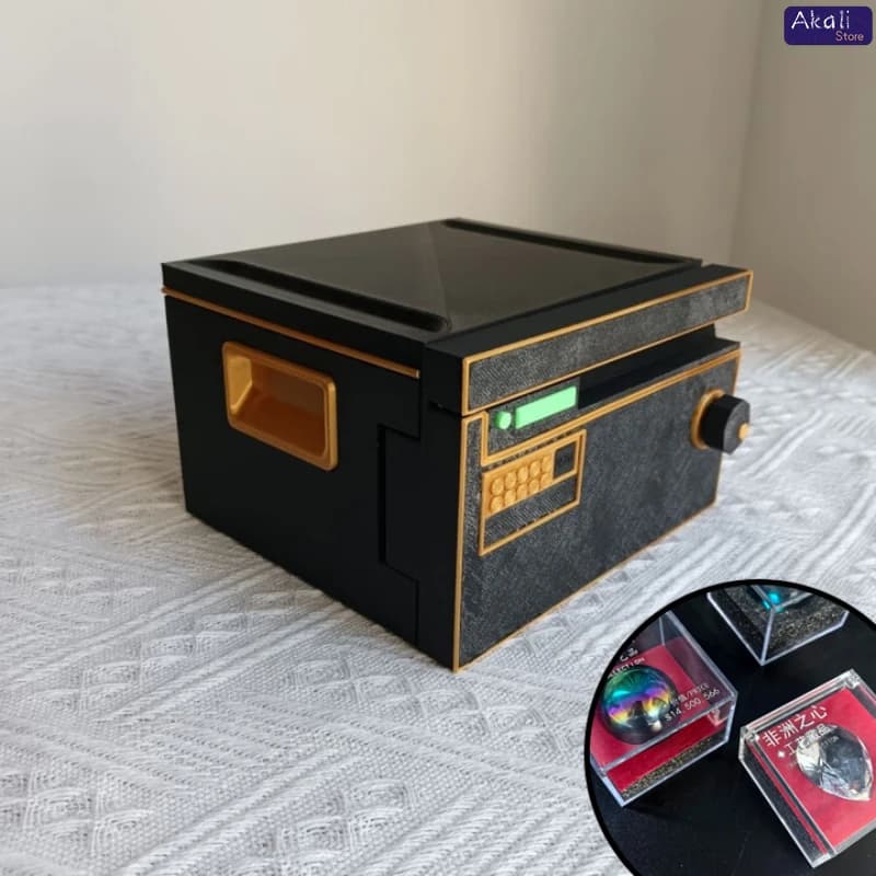 Mini 3D Printed Case, Magnetic Container, Desk Decoration, Creative Secret Box, Toy Gift Organizer