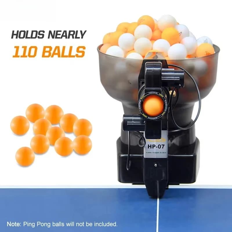 PING pong robot with multi rotation drop points table tennis automatic ball pitching server machine