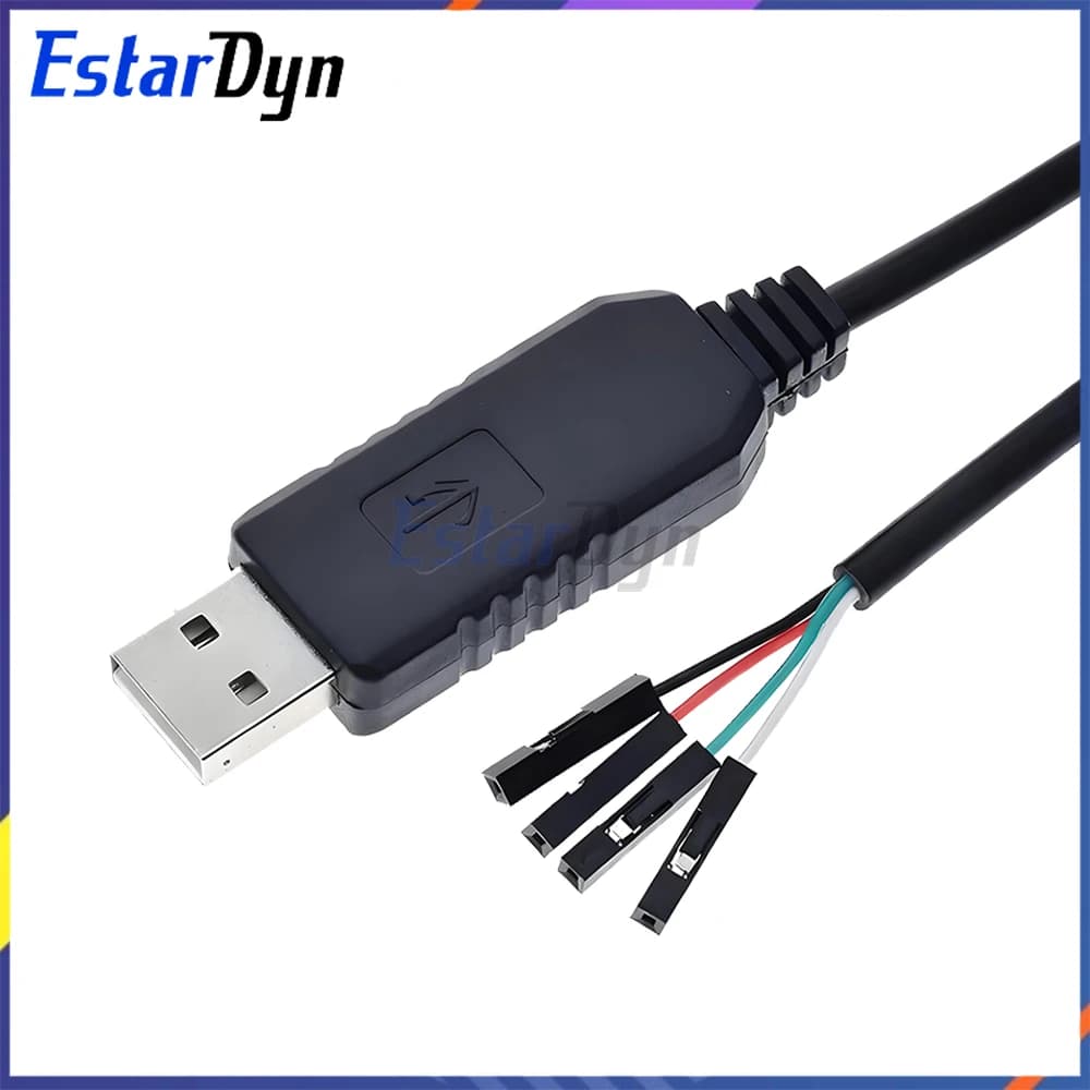 Adattatore da USB a TTL Aggiornamento PL2303HX - Cavo lampeggiante 9 in 1 per la riparazione di dispositivi Android del router Arduino