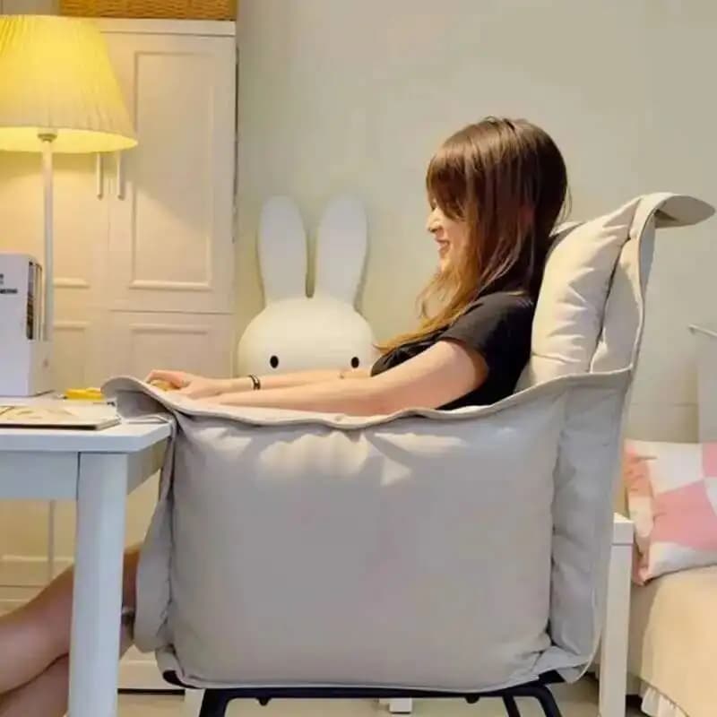 Cuscino per schienale Sedia da ufficio Cuscinetti per braccioli beige Sedie da ufficio per studio domestico Giochi per computer Sillas De Oficina Set di mobili da giardino