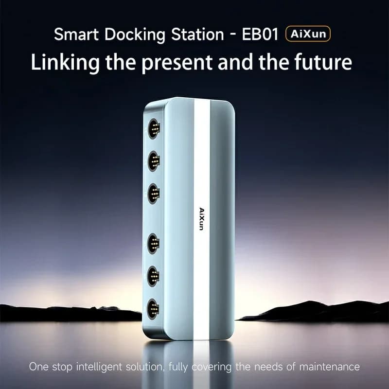 AIXUN EB01 Smart Docking Station Dual Channel Six-in-Two HUB Ports for Phone Repair & Micro-Soldering