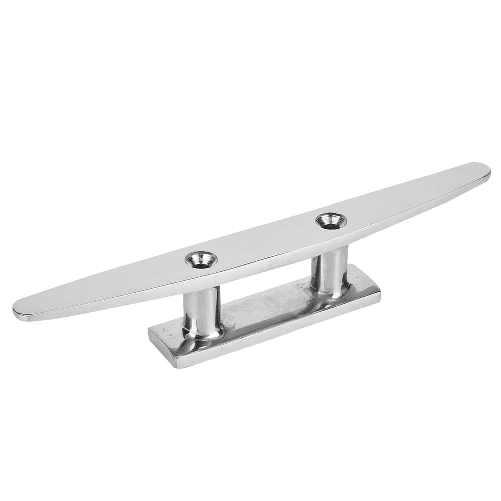 Base per tacchetta in acciaio inossidabile lucidata a specchio Base per accessori per barche Base per corda marina (8 pollici) Parole chiave