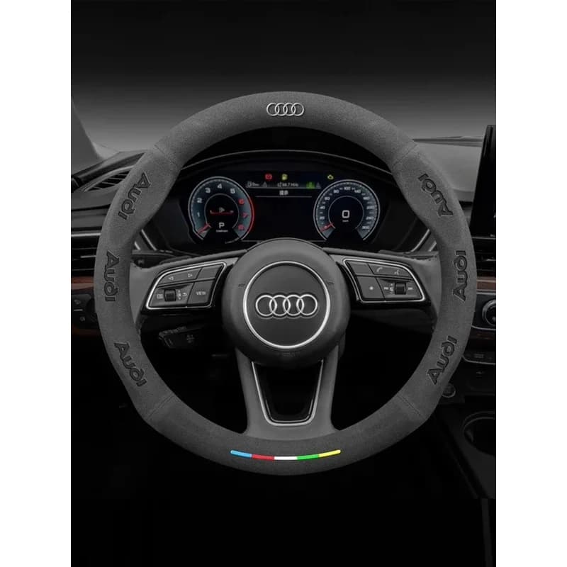Coprivolante per Auto Audi ABT A1 A2 A3 A4 A5 A6 A7 A8 Q2 Q3 Q4 Q5 Q7 Q8 TT RS3 RS4 RS5 RS6 RS7 S3 S4 S5 S6 S7 S8 S line