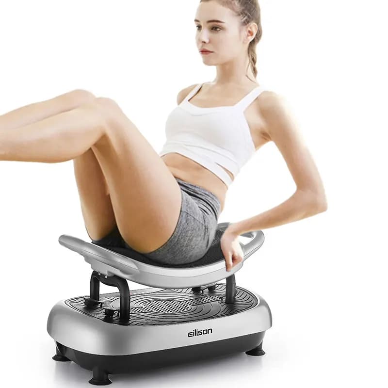 Best Seller Slimming Platform, Fashion Short Design, Crazy Fit Massage, Vibrationsplatte with Seat