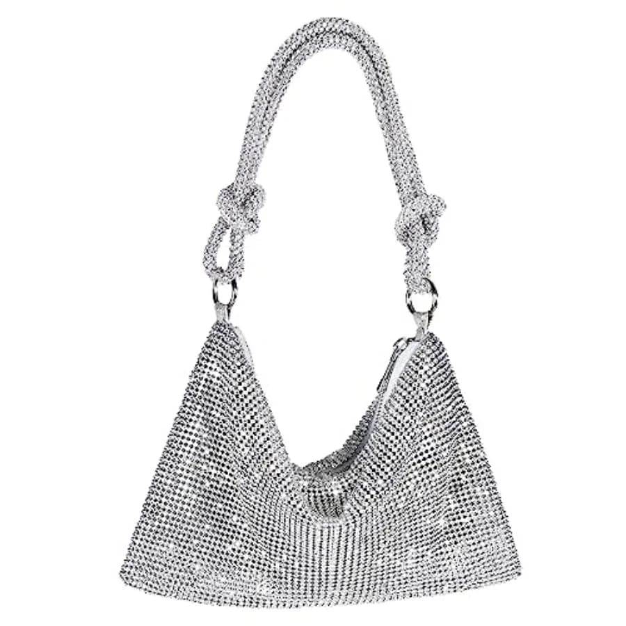 Borsa da sera con strass, pochette scintillante da donna, borse a tracolla per feste, balli, club e matrimoni
