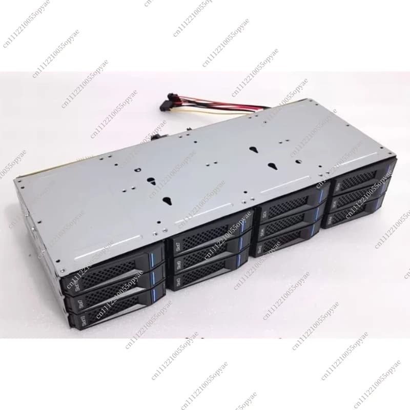 Cesto HDD Hot Swap da 12/24 Bay da 3,5 Pollici Compatibile con NAS, Enclosure di Espansione Storage 12Gb SAS SATA