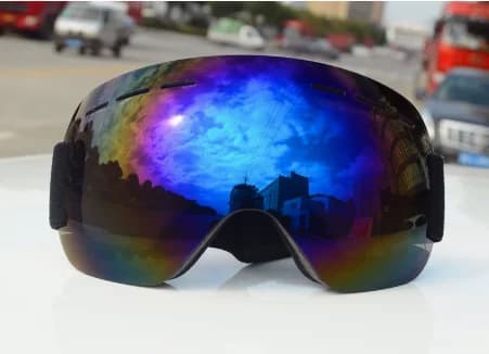 1 pcs Wide Vision Ski Goggles Mirror Coated Lens