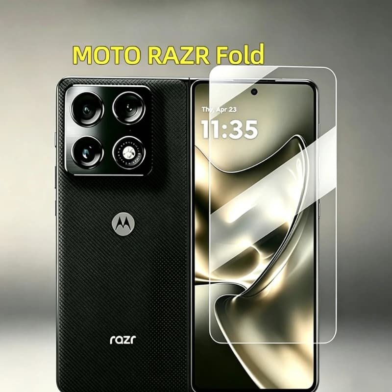 3D Full Glue UV Liquid Screen Protector for Motorola Moto Razr Fold Tempered Glass for Moto RazrFold Clear Protective Film