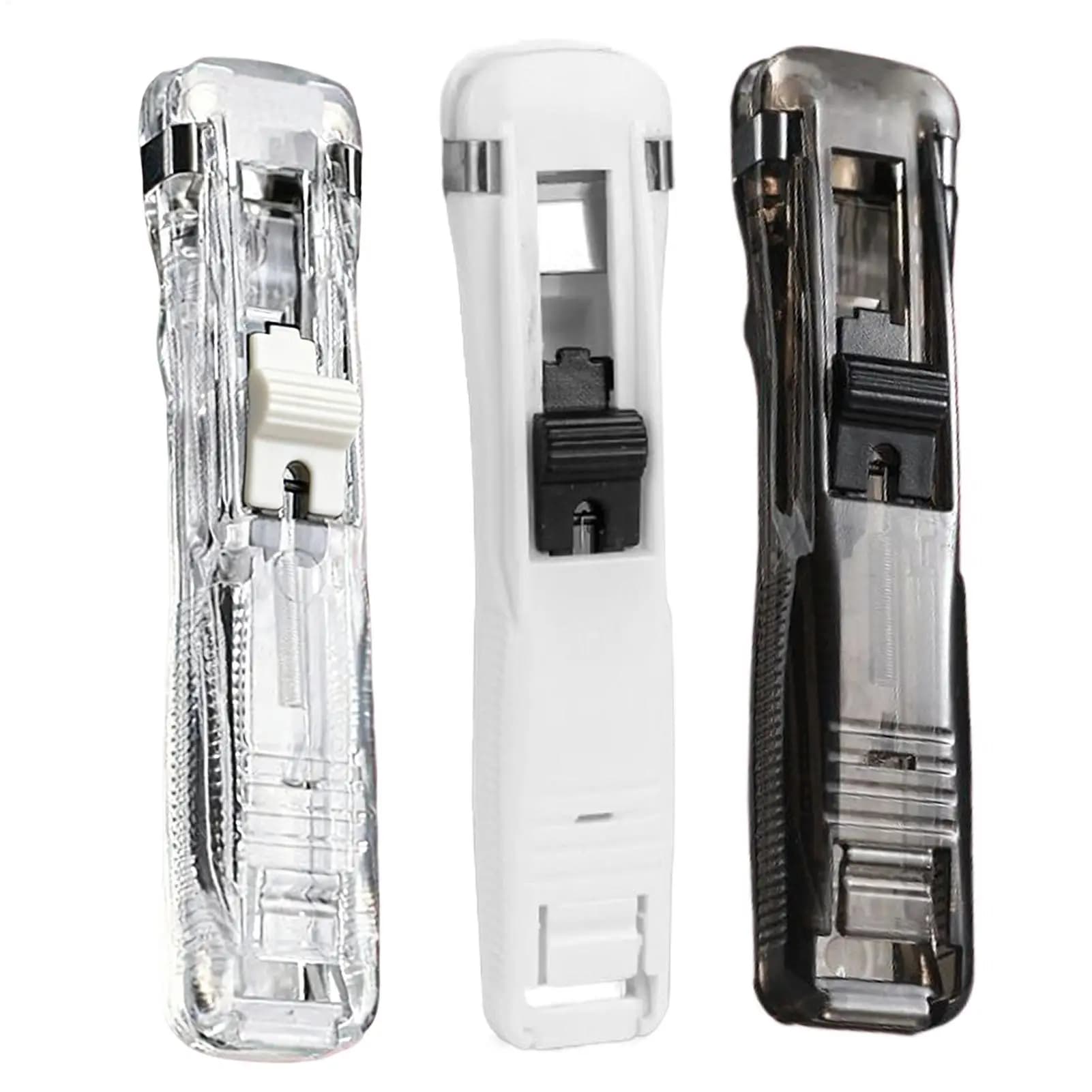 Clip per rilegatura riutilizzabile, dispenser di clip per carta, graffettatrice portatile per casa, scuola, aula, scrivania