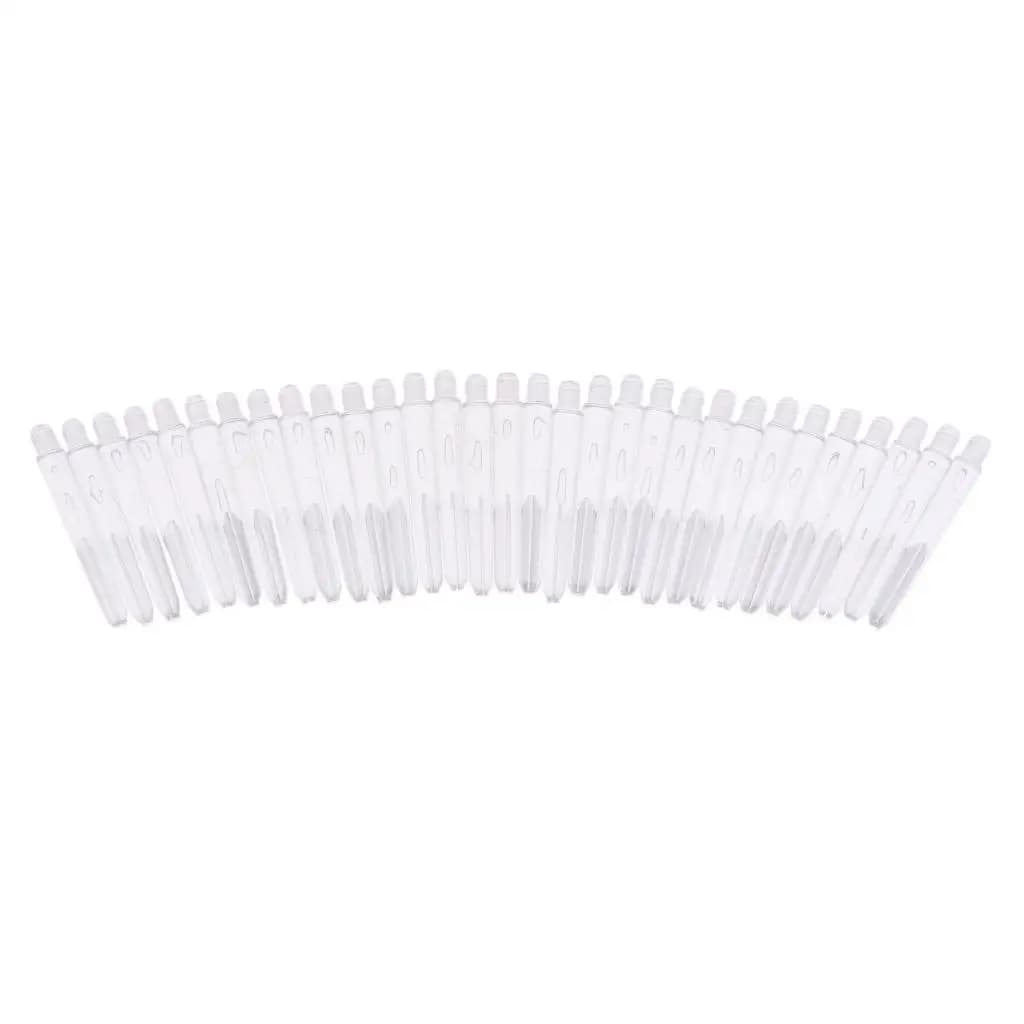 Durable 2BA Dart Shafts Plastic Stems Dart Arrows Accessories 35mm for Soft Tip Darts Steel Tips Set