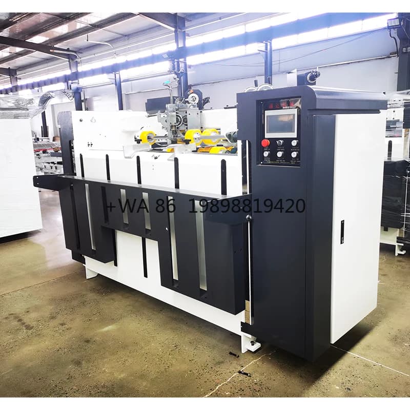 Cucitrice per scatole ondulate Cucitrice per scatole di cartone/Macchina per cucire Semi automatica monopezzo