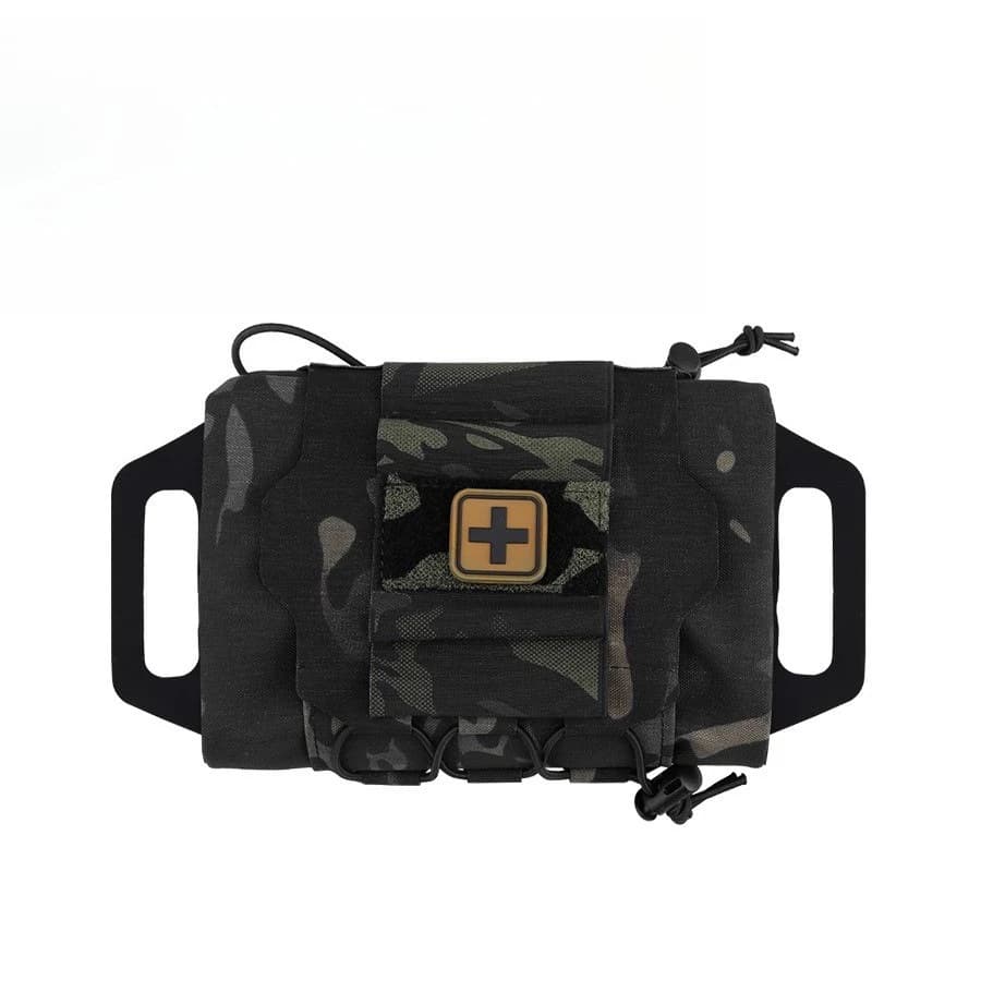 Custodia tattica medica Molle - Borsa per kit di pronto soccorso estraibile rapido, custodia IFAK di emergenza per escursioni all'aperto EDC, marsupio da trasporto