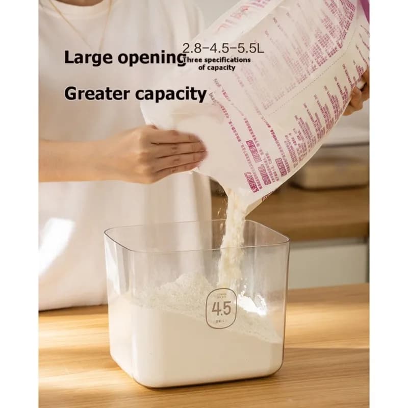 ABMR-Sealable Plastic Rice Storage Container-Moisture And Insect Resistant Rice Keeper