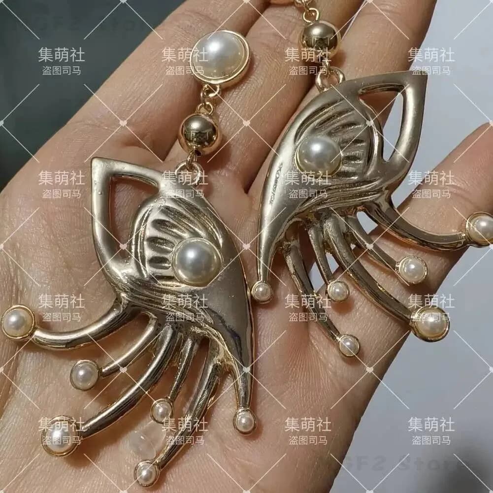 Accessori per Foto Anime, Orecchini a Clip per Costume Cosplay, Reverse:1999 Klara Wingler 2026 NUOVO