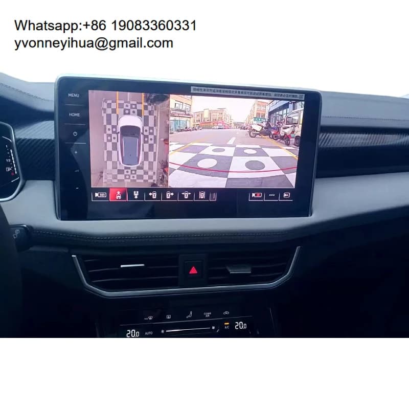 Dash Cam 360 Degree Overview, 1080P Registration, 3D Decode, Night Vision, 4 Cameras for Volkswagen ID3/ID4/Tiguan - 1 Year Warranty