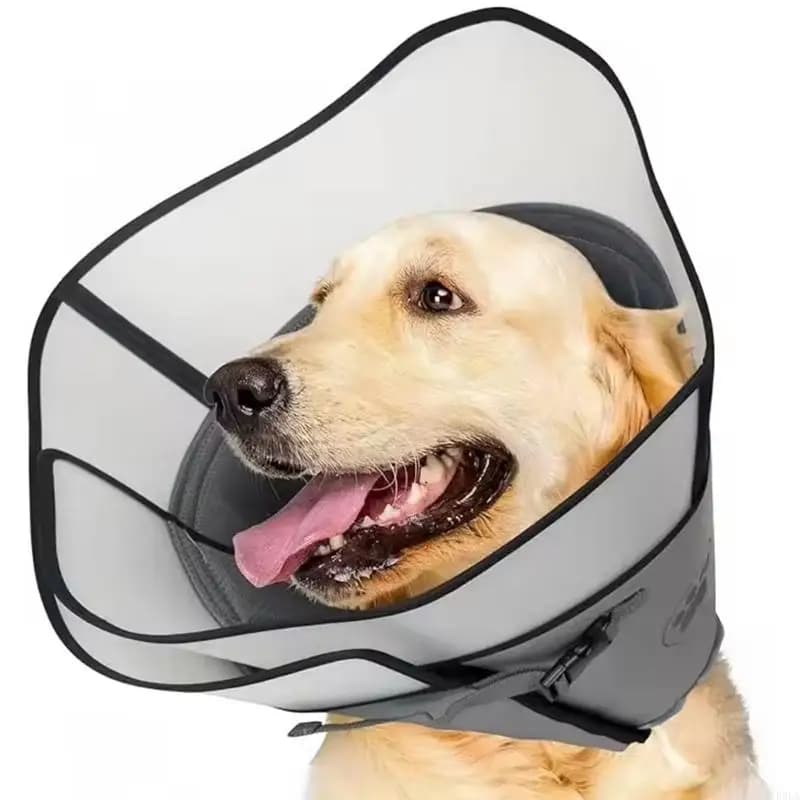 2025 Nuovo collare protettivo in cotone anti-leccatura per cani e gatti, leggero e confortevole, lavabile, previene leccatura