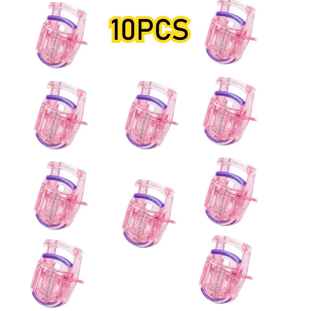 10PCS Professionale Mini Piegaciglia Portatile Ciglia Curling Pinze Cosmetico Carino Zampa di Gatto Piccolo Portatile Ciglia Clip