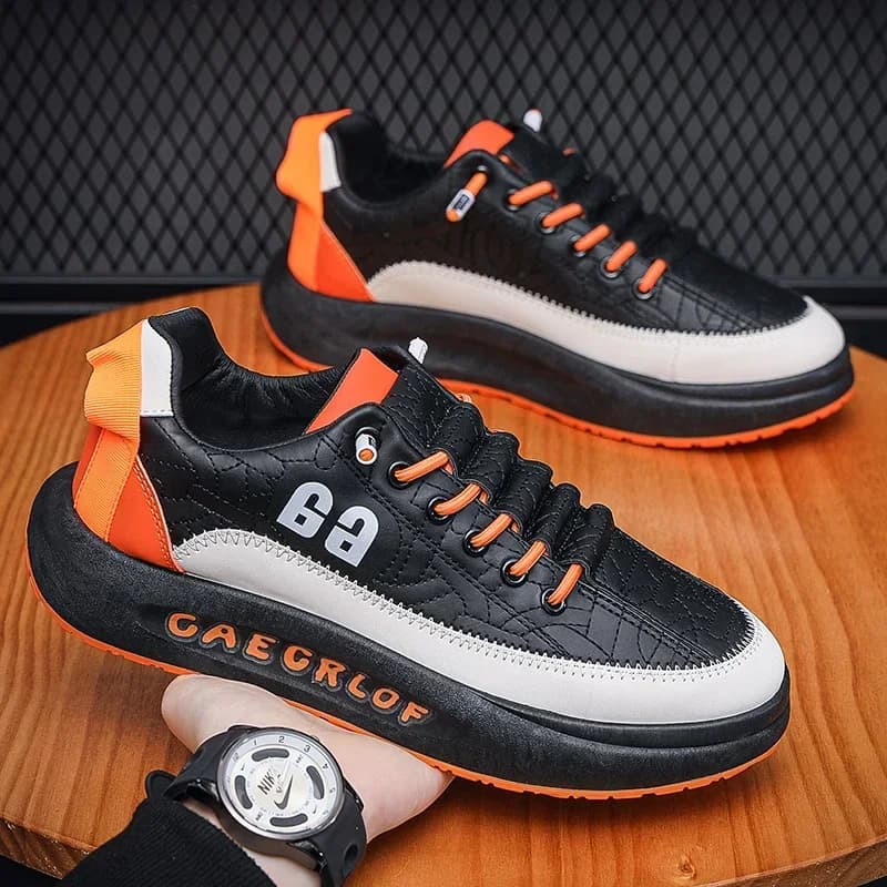 Autumn 2024 New Men's Shoes Breathable Casual Men's Cyber Celebrated Shoes Sneakers Soft Sole Chaussure Moto Homme