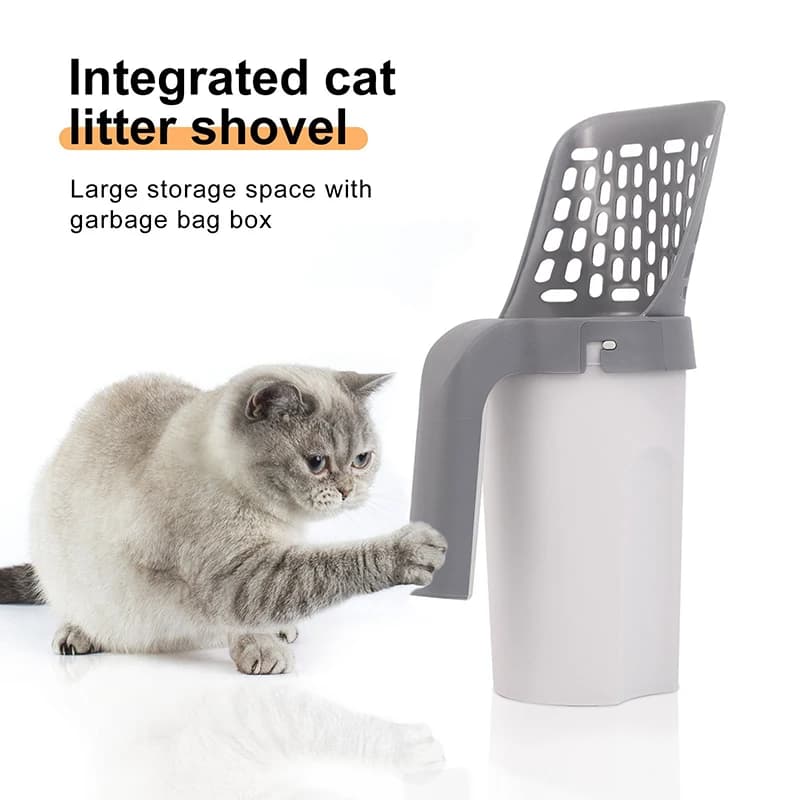 Lettiera per gatti monopezzo Installazione staccabile e portatile Lettiera per gatti Accessori per gattini autopulenti