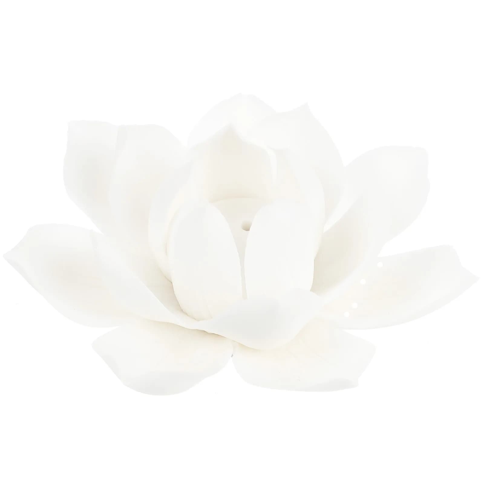 1 Pezzo Porta Incenso a Forma di Loto in Ceramica Creativa per Aromaterapia, Aiuto per il Sonno, Miglioramento dell'Umore, Regalo di Inaugurazione Casa, Matrimonio