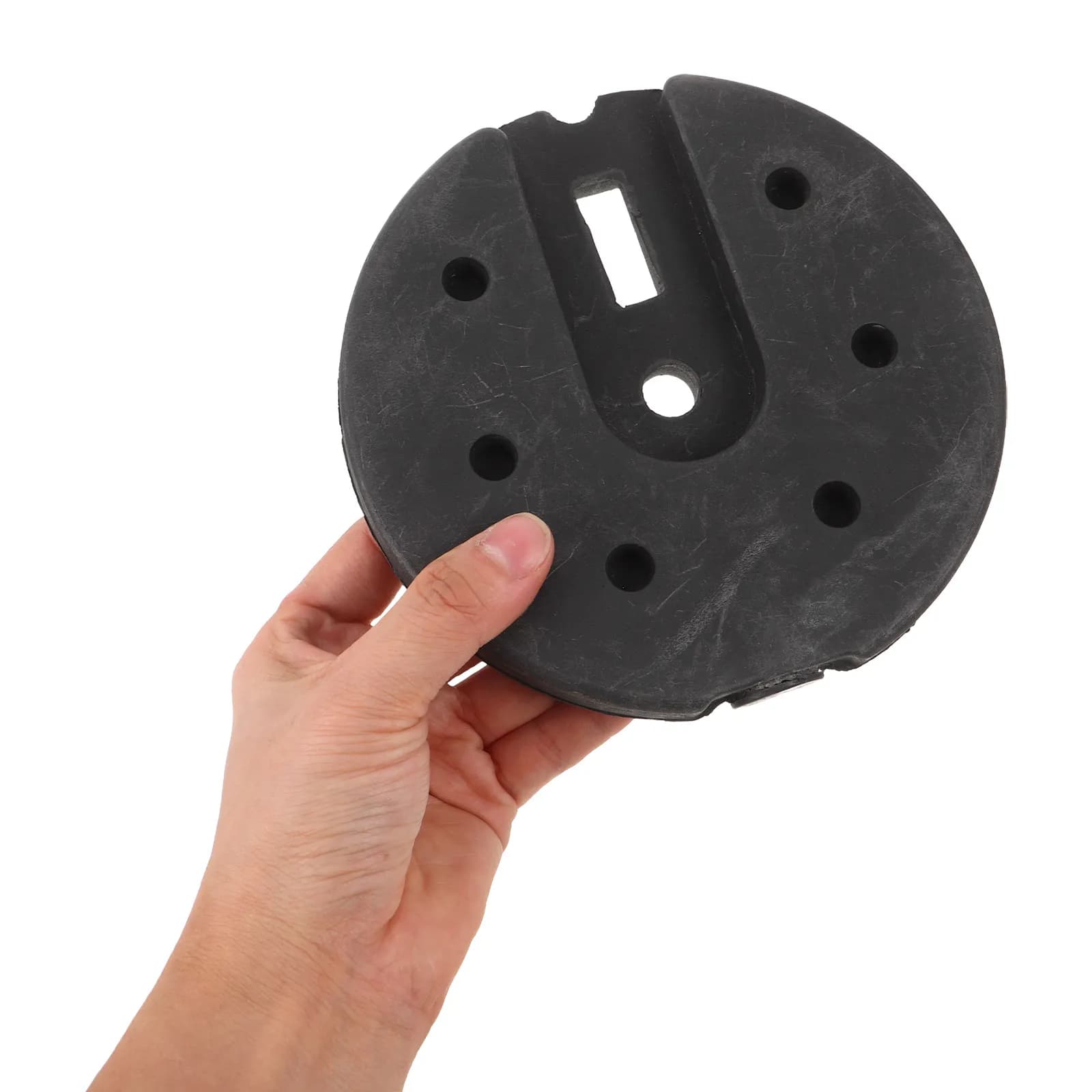 Base per Lampada da Terra con Piastra Pesante, Supporto Stabile in Plastica Resistente, Blocchi Pesanti da 15 cm per Base di Lampade da Tavolo e Scrivania