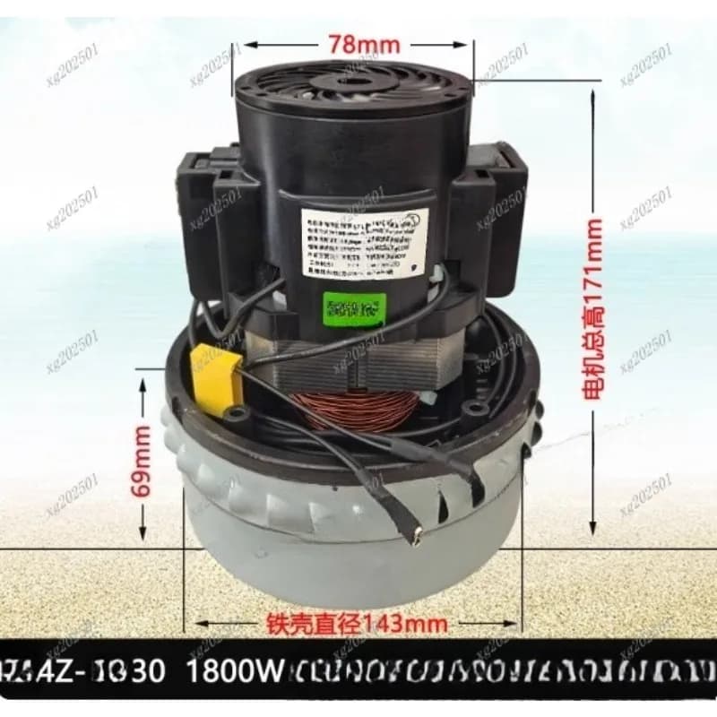 Motore completo in filo di rame per aspirapolvere - 1800 W V4Z-AD30 JN202-50L JN-301T JN-503 Motore durevole ad alta efficienza