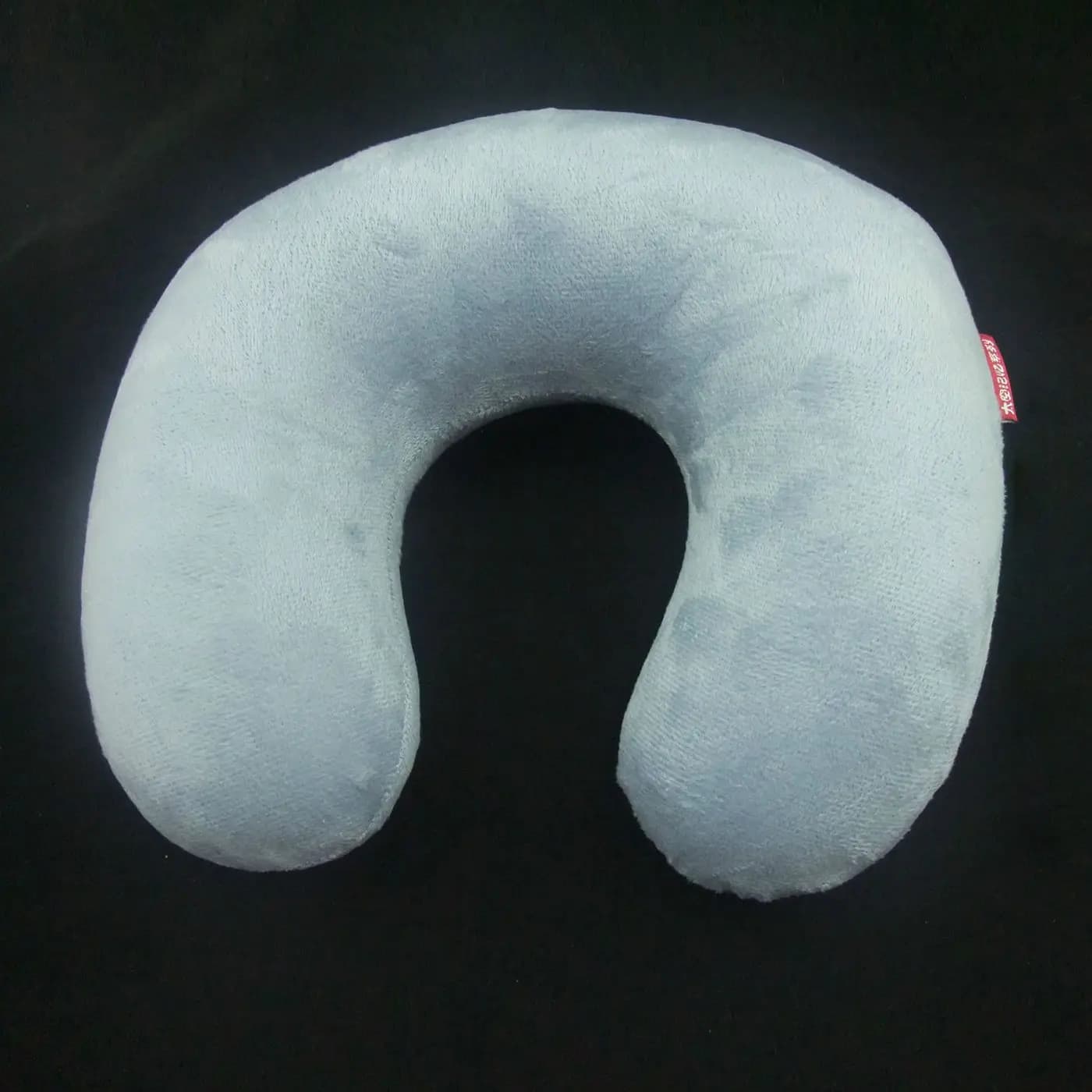 Inflatable Gift Soft Travel Support Suede U Shaped Air Pillow Head Cushion Neck