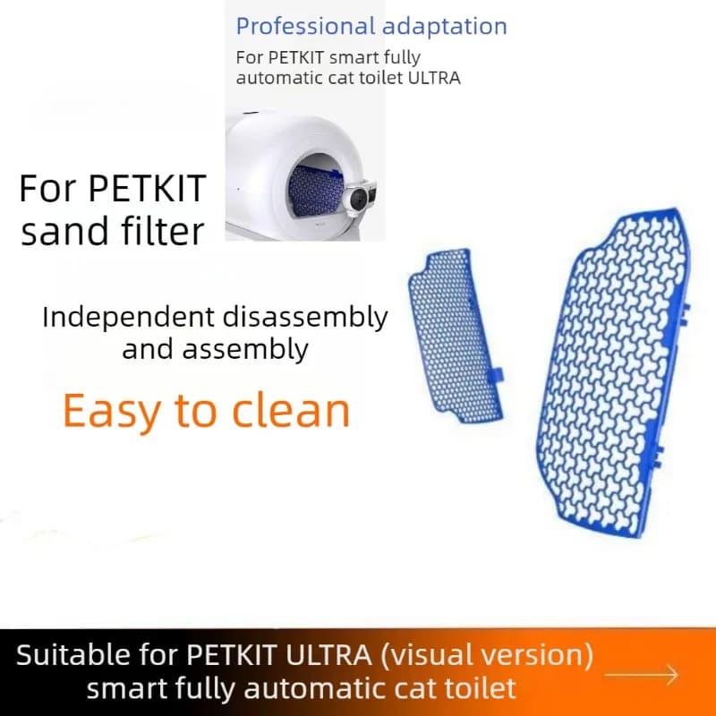 Special for PETKIT ULTRA Cat Toilet Sand Filter Screen Accessory Cats Litter Box Sand Filter Washable Sand Basin Special Supply