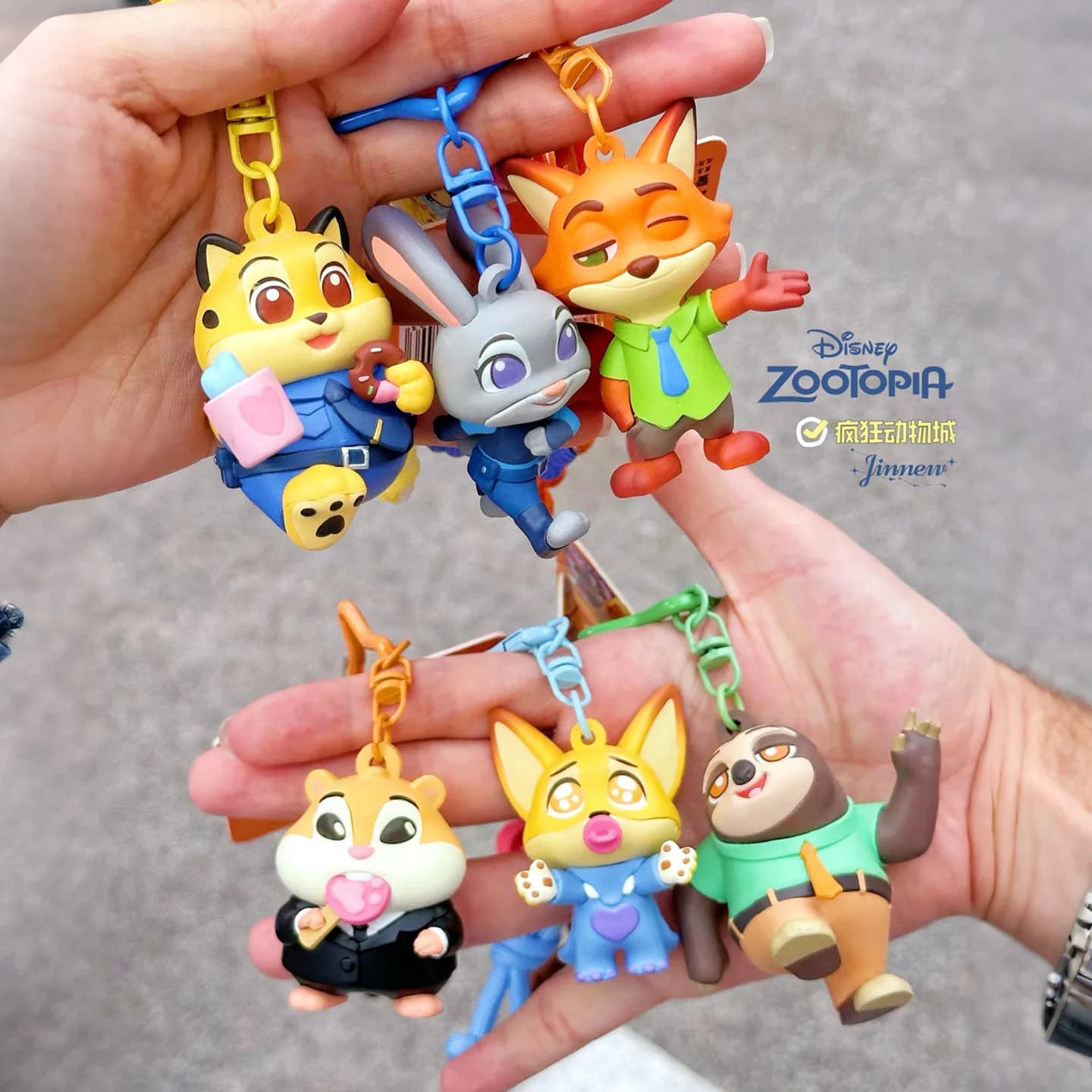 Zootopia 2, portachiavi Disney, portachiavi 3D, ciondolo personaggio dei cartoni animati, portachiavi per auto, ciondolo per borsa, licenza ufficiale