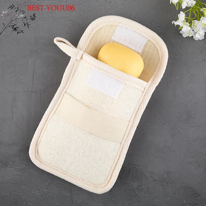 (YOUU06) Lino-Cotone Net Bags for Flavour, Bathroom Tools, Body Cleaning, Deep Exfoliating