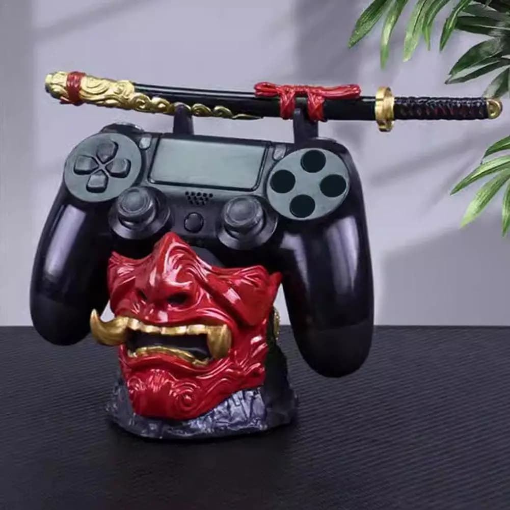 Per Ghost Of Tsushima supporto per Controller di gioco One More Life Controller Holder figura supporto per cuffie per staffa per Gamepad PS5/4