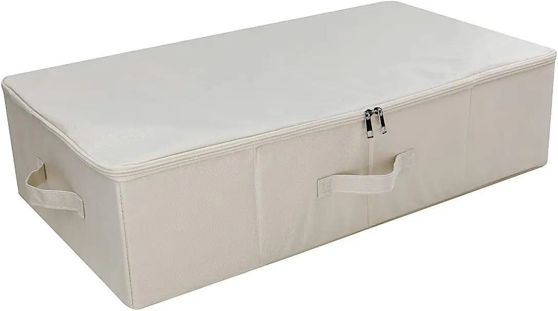 CREATE PRO Contenitori Pieghevoli per Organizzazione Sotto il Letto con Coperchio, Cesto per Vestiti, Scatola per Indumenti